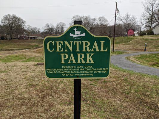 Central Park, Cramerton NC