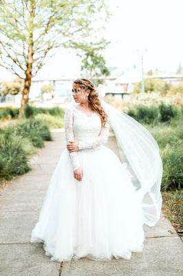 Bridal hair