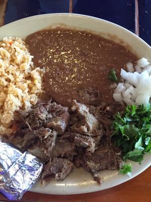 Barbacoa plate this time