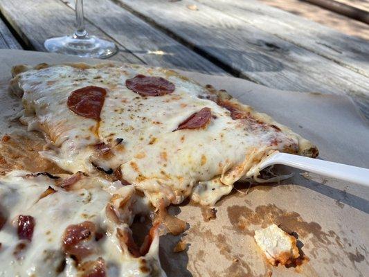 Brick oven pizza - SATURDAYS ONLY- tons of cheese