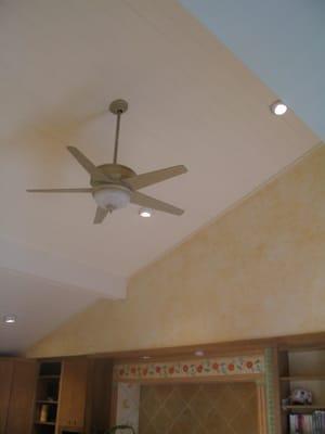 Ceilings fans, even in difficult locations