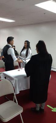 Uniting Georgina & Osmar in holy matrimony