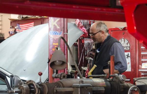 Each vehicle is inspected for safety and repair needs