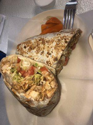 Very good burrito and it was big . I've tried other places but they were small and had little stuff inside .