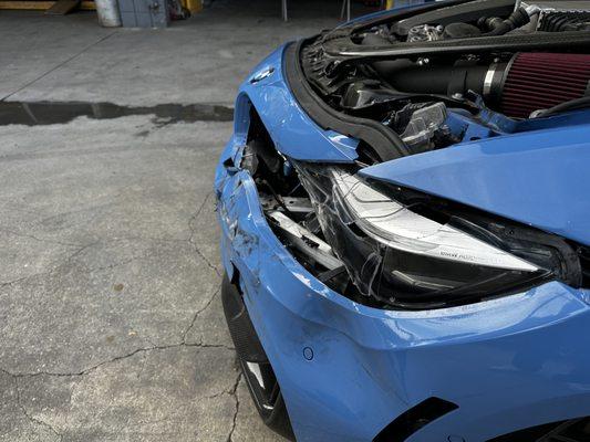 My car when it arrived to Joe's shop