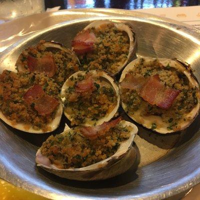 Clams casino, yummmm!