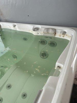 What I was left with after they worked on our 13.000 hot tub!!