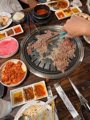 Beef Bulgogi, Kimchi Soup (Pork)