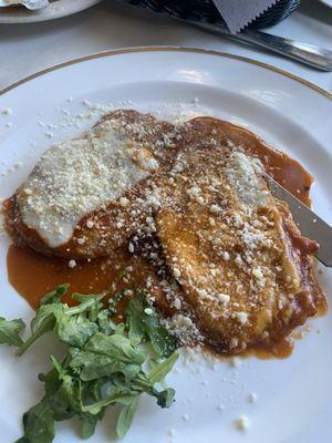 Veal Sorrento (I requested the grated cheese)