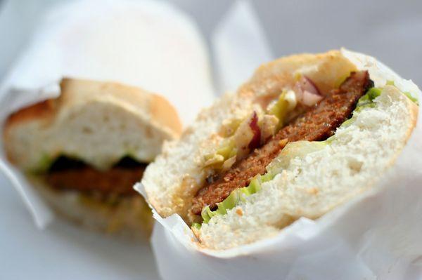 Linguiça Sandwich w/ Chipotle Mayo ($12) comes with chips, drink and lollipop