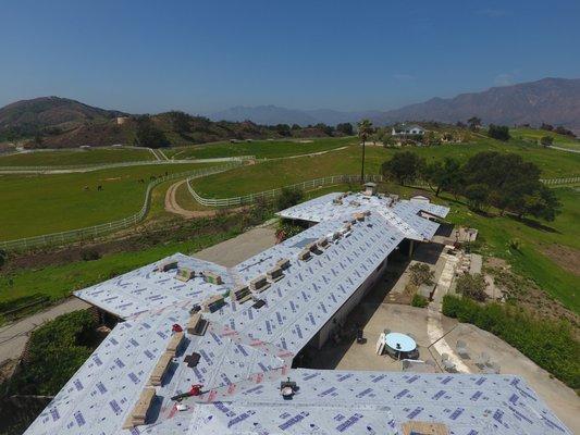 Beatrice Wood Studio Re-roof in Ojai, Ca. Spring 2018