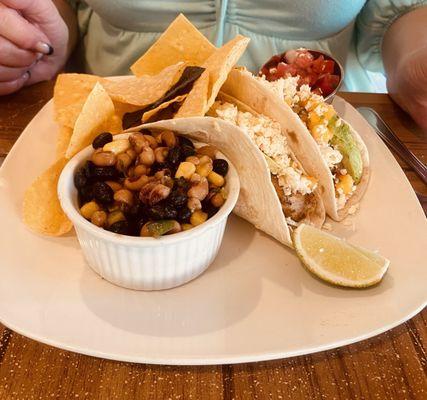 Coconut Crusted Tile Tacos