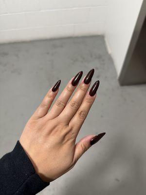 Gel x manicure