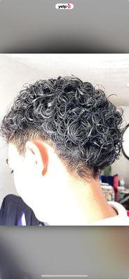 Men's Korean perm