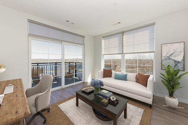 Vista Building Living Room Balcony