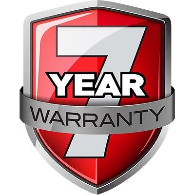 We offer a standard 7 Year Workmanship Warranty on all jobs.