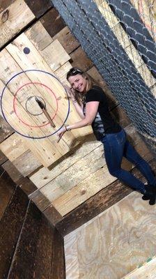 Axe throwing lane