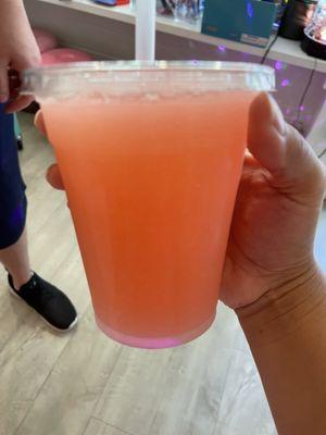 Strawberry lemon slushie