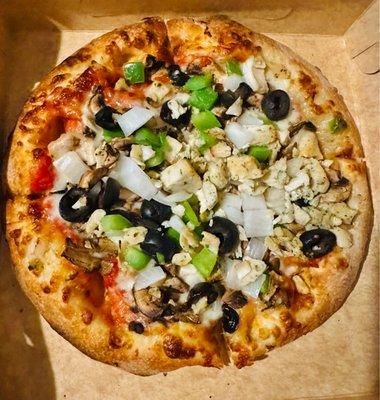 Gourmet Chicken Pizza (personal)--delish!