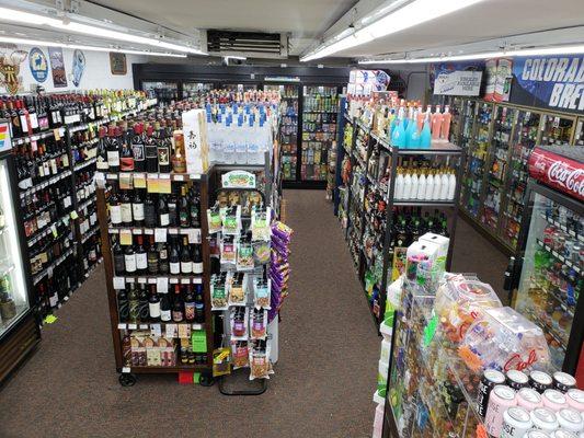 Clean and Organized Shelves and Ice Cold Coolers