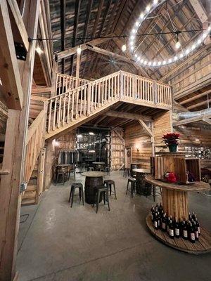 Loft in winery