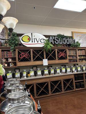 Olive oil wall