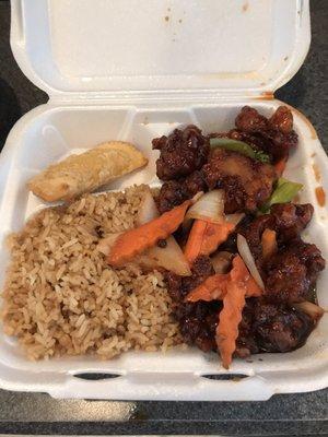 General tso lunch special