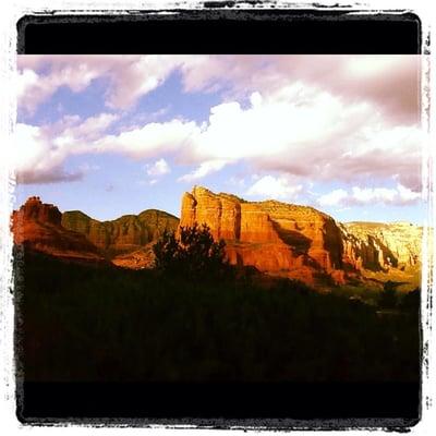 Sedona, where I find my center and do a lot of my training.