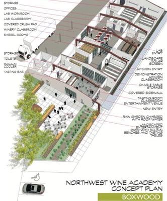 Interior layout (photo from website) by Boxwood Architecture