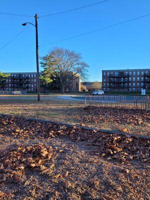 Parking area and apartment