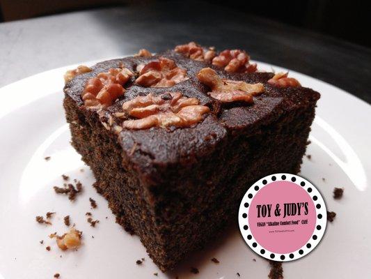 TOY & JUDY'S 
 #1 POPULAR DESSERT 
 "Brownies with Walnuts"
 Moist, Delicious, Yumminess!