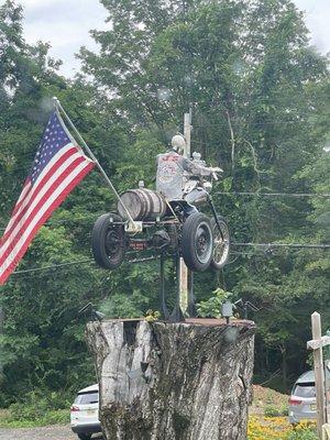 Catching some wind with Ol Glory