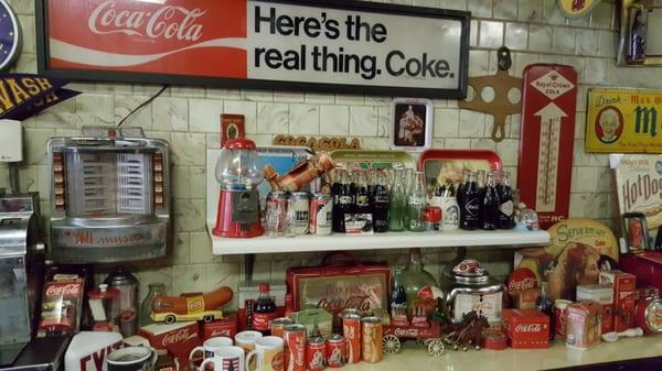 Awesome antique Coke collection