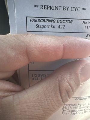 Doctor name.