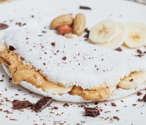 Tapioca with Almond Butter and banana