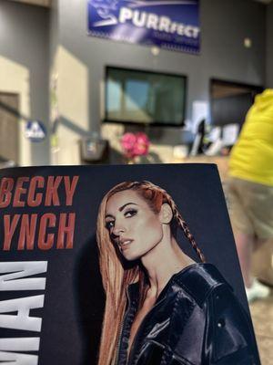 Smog check and Becky Lynch lol