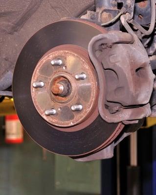 Complete brake repair services.