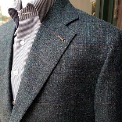 Silk linen wool sport jacket