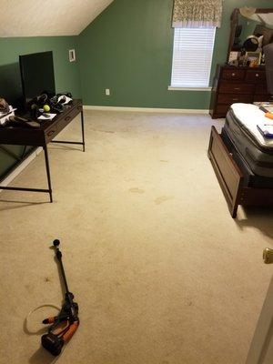 Before Carpet Cleaning in Evans, GA