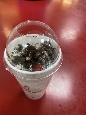 cookies and cream milkshake