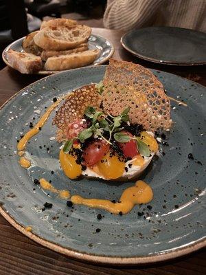 Burrata appetizer