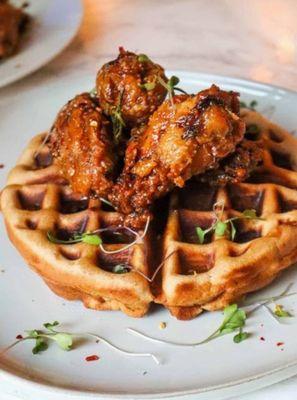 The alleged chicken and Waffles