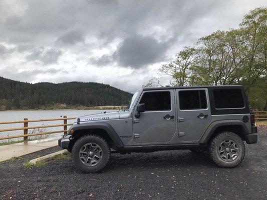 Jeepers admiring the view.