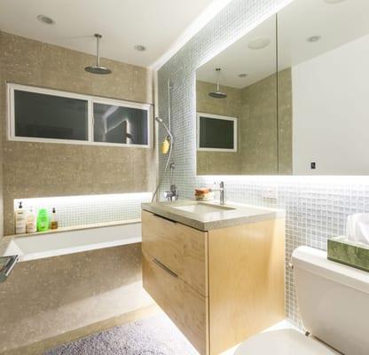 Hollywood Bathroom remodel by Lichwa Construction