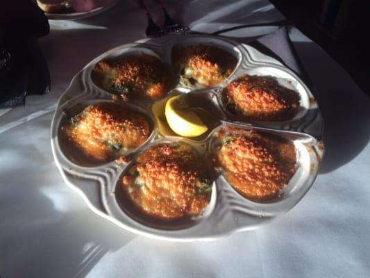 Oysters Rockefeller