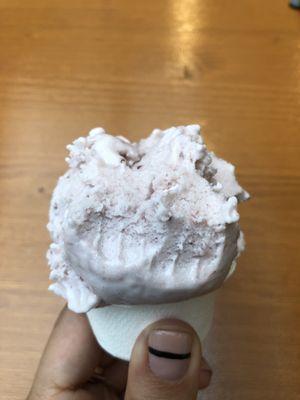 Baby scoop of Salty Strawberry. Just as good as I remembered...circa 7 months ago.