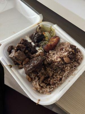 Oxtail plate