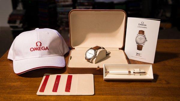 The Seamaster 1948 that I bought. Tom - Thanks for the extra swag. :)