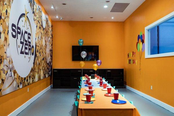 Party room for birthday parties