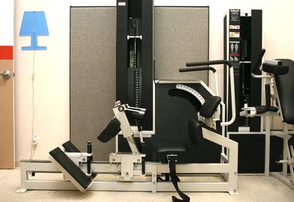 We use MedX equipment including this medical Lumbar Extension machine.